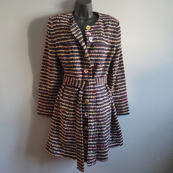 Cabi Headline Topper Tweed Coat size 8 Style# 5660 - Picture 1 of 14